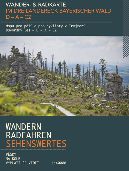 Wander- und Radkarte im Dreiländereck
